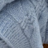 Bianca Modra pletena odeja 150x200 cm Cable Knit – | Shoptok.si
