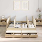  Krevet s ladicama Sonoma hrast 160 cm Konstruirano drvo | shoptok.hr