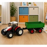  Remote Controlled Farm Tractor with Tipper Trailer, Lights, Sound 1:24 | Shoptok.si