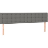  LED uzglavlje tamnosivo 160x5x78/88 cm od tkanine | shoptok.hr