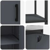  Kuhinjski set za pohranu 3 pcs Antracit 240 x 50 x 92 cm | shoptok.hr