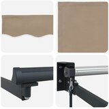  Ručno sklopiva tenda Bež 3 x 2 m Poliester s PU premazom | shoptok.hr