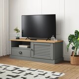 The Living Store TV omarica VIGO siva 106x40x40 cm trdna borovina - TV Omarica, (21376107) Cene