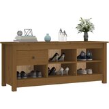 Ormarić za cipele boja meda 110x38x45,5 cm od masivne borovine | shoptok.hr