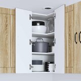  Zidni kutni ormar Lucca Hrast sonoma 57 x 57 x 80 cm | shoptok.hr