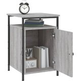  Noćni ormarići 2 kom boja hrasta 40x42x60 cm konstruirano drvo Siva | shoptok.hr