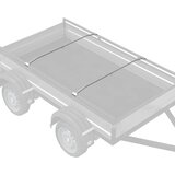 vidaXL pogodno za ravni nosač cerade 2 pcs Srebrno 130-210 cm Aluminij | shoptok.hr