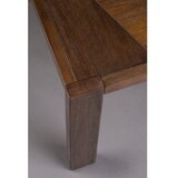Dutchbone Klubska mizica iz masivnega lesa v temni naravni barvi 60x120 cm Bruneau – | Shoptok.si