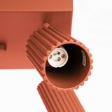  Stropna svetilka KARBON 4 rdeča okra, (21626884) | Shoptok.si