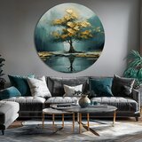  Okrugle slike akrilom Priča o izgubljenom jezeru | different dimensions | ePonuda.com