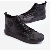 Big Star Men's Lined Zip-up Sneakers Black | Shoptok.si