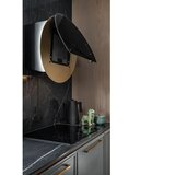 CIARKO DESIGN zidna napa ECLISPE 60 cm CRNA/ZLATNA | shoptok.hr