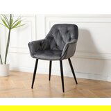  Kuhinjska stolica ADO velvet siva | shoptok.hr