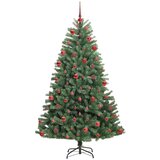  Umjetno božićno drvce s nogom Zelena 180 cm PVC i metal | Eponuda.com