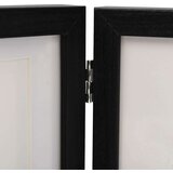vidaXL Trodijelni okvir za fotografije crni 22 x 15 cm + 2x (10x15 cm) | shoptok.hr