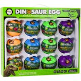  Set šarenih jaja za odmotavanje s dinosaurima - 12 komada | shoptok.hr