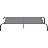  Povišeni krevet za pse sivi 130x80x20 cm tekstil i čelik | Eponuda.ba