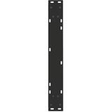  Noge za jedilno mizo v obliki črke V, 2 kosa, črne, 70 x (72-73,3) cm, jeklo, (22123809) | Shoptok.si