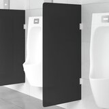  Zidna pregrada za pisoar crna 90 x 40 cm od kaljenog stakla | shoptok.hr