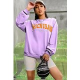 Madmext Sweatshirt - Purple - Regular fit Cene