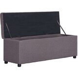  Klupa s pretincem za pohranu 116 cm bež poliesterska | shoptok.hr