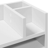  Organizator za stol bijeli 44 5 x 24 x 25 cm konstruirano drvo | shoptok.hr