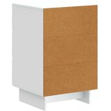  Noćni ormar Bijela 43 x 41 x 66,5 cm Konstruirano drvo | shoptok.hr