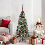 vidaXL Umestno božično drevo med 150 LED Zelena 50 x 50 x 120 cm | Shoptok.si