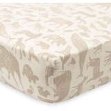 Jollein plahta za dječji krevetić 60x120 animals nougat | shoptok.hr