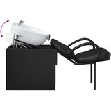  Stolica za šampon Crna i bijela 136 x 60 x 92 cm PVC | shoptok.hr