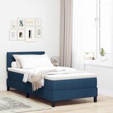  s opruga kutije s uzglavljem Plava 100 x 200 cm tkanina | shoptok.hr