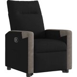  Naslonjač na podizanje od tkanine crni | shoptok.hr