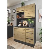 MID.YOU BIFE OMARA antracit, hrast artisan | Shoptok.si