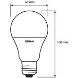 RGBW LED Sijalka Star+Cla60 (9 W, 806 lm, 2700 K, topla bela, E27, daljinsko upravljanje) | Shoptok.si