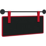  Držeće uzglavlje Zidne Lažna koža - Crvena 100 cm bez LED | shoptok.hr
