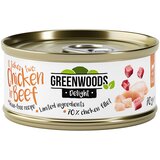Greenwoods Delight pileći file s govedinom 6 x 70 g Cijene