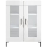  Komoda sjajna bijela 69,5x34x90 cm od konstruiranog drva | shoptok.hr