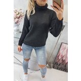 Kesi Sweater with a turtleneck graphite Cijene