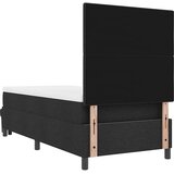  Krevet s opruga kutije s uzglavljem Crna 80 x 200 cm tkanina | shoptok.hr