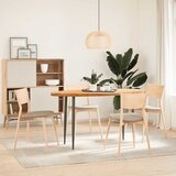 Stolna ploča svjetlosmeđa 140x60x4 cm ovalna masivna hrastovina | Eponuda.com