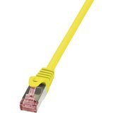 Logilink CQ2017S RJ45 omrežni kabel\, Patch kabel CAT 6 S/FTP 0.25 m rumena ognjevaren\, z zaščitnim zapornim zatičem 1 kos, (20418650) | Shoptok.si