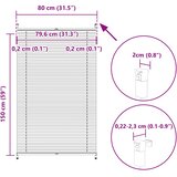  Žaluzine krem boje 80 x 150 cm | shoptok.hr