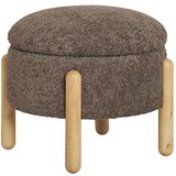 House Nordic Smeđi tabure od bouclé tkanine Medas – | shoptok.hr