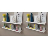  The living store stenske police 4 kosi 100 cm bele barve - stensko stojalo, (21502940) | Shoptok.si