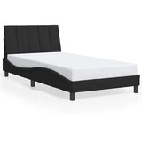 Okvir za krevet bez madraca Hanko crni 100x200 cm baršunasti | shoptok.hr