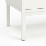Bessagi Home Široka Komoda Amber, Bela | Shoptok.si