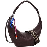 Desigual Ročna torba Half Logo Zante 25WAXPAX Rjava | Shoptok.si