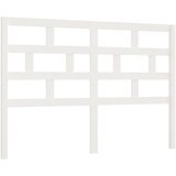Maison Chic posteljno vzglavje - vzglavna omarica - nočna omarica belo 166x4x100 cm trdna borovina, (21705739) Cene