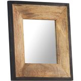 vidaXL Ogledalo 50x50 cm trden mangov les | Shoptok.si