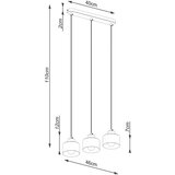  Visilica SAVAR 3 crna | shoptok.hr